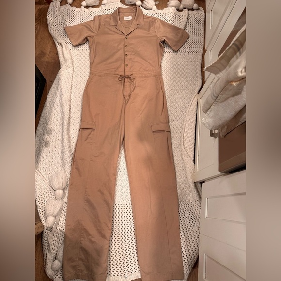 Holzweiler WOMENS medium Tan utility Jumpsuit like new - Picture 4 of 15
